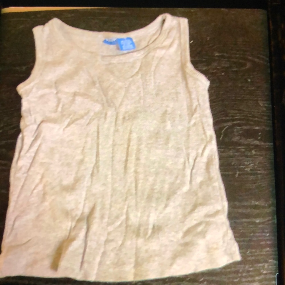 MOVING SALE❤️ NO HAGGLING FRENCH TOAST LITTLE GIRL 5 LT GREY TANK TOP.